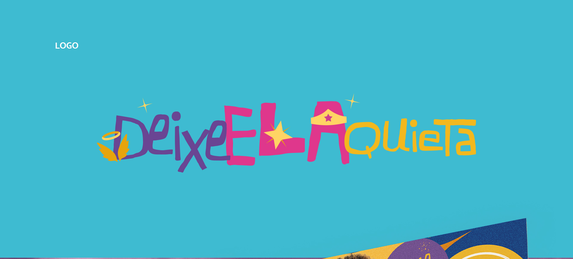 Logo da Campanha Deixe Ela Quieta